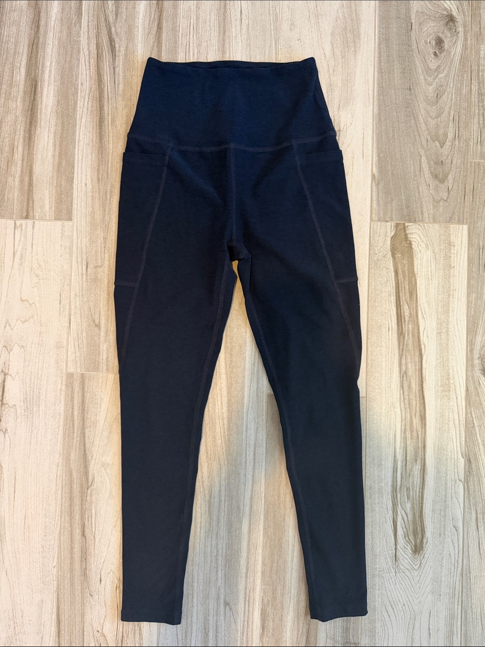 Beyond Yoga Blue Leggings Small Pockets